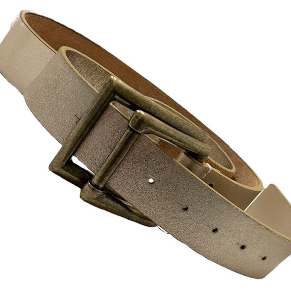 🤎Clearance Free People Rowan Metallic Gold Belt Adjustable Prong Closure
Sz M/L. - Picture 5 of 11